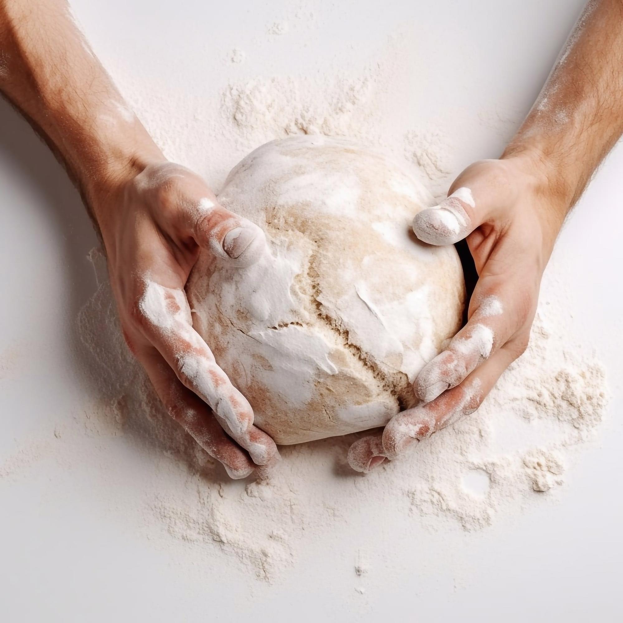 Dettaglio impasto lavorato a mano