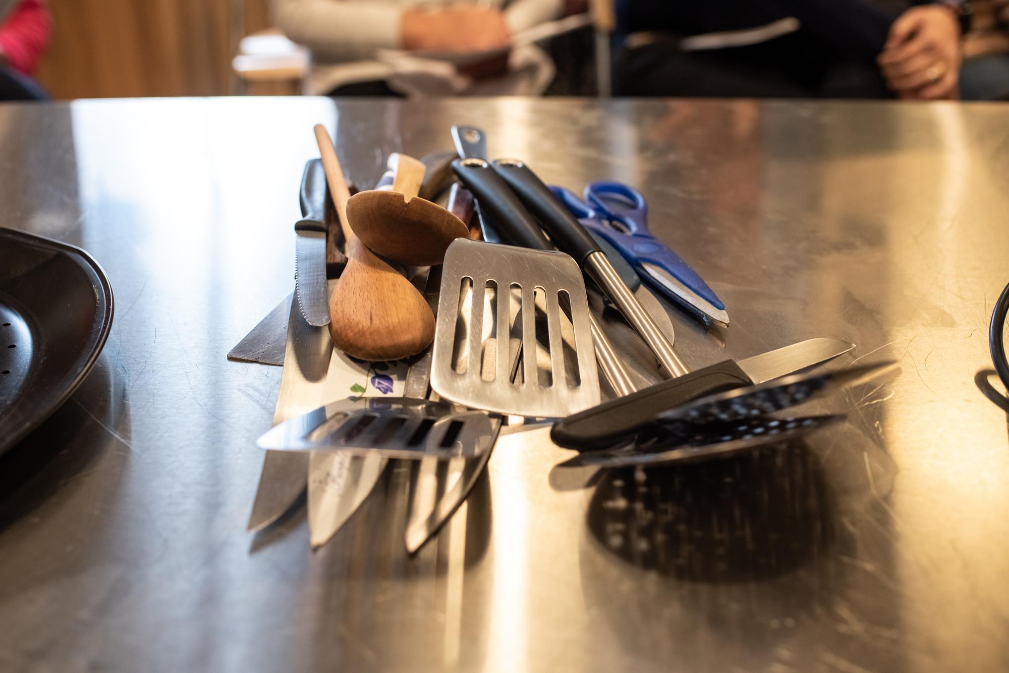 Set di strumenti da cucina professionale
